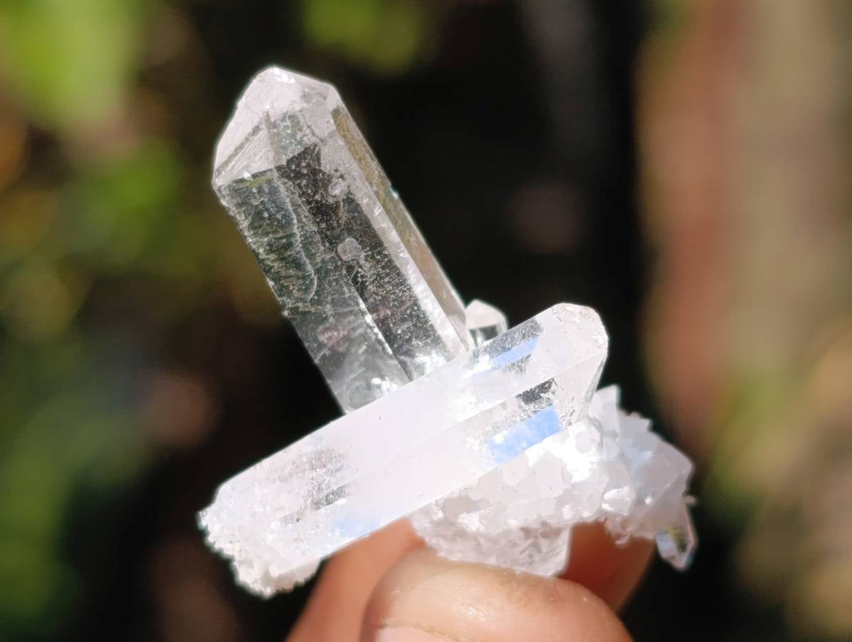 Natural Window Quartz Crystals x 70 From Brandberg, Namibia - Toprock Gemstones and Minerals 