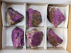 Natural Metallic Purpurite Specimens x 6 From Erongo, Namibia - Toprock Gemstones and Minerals 