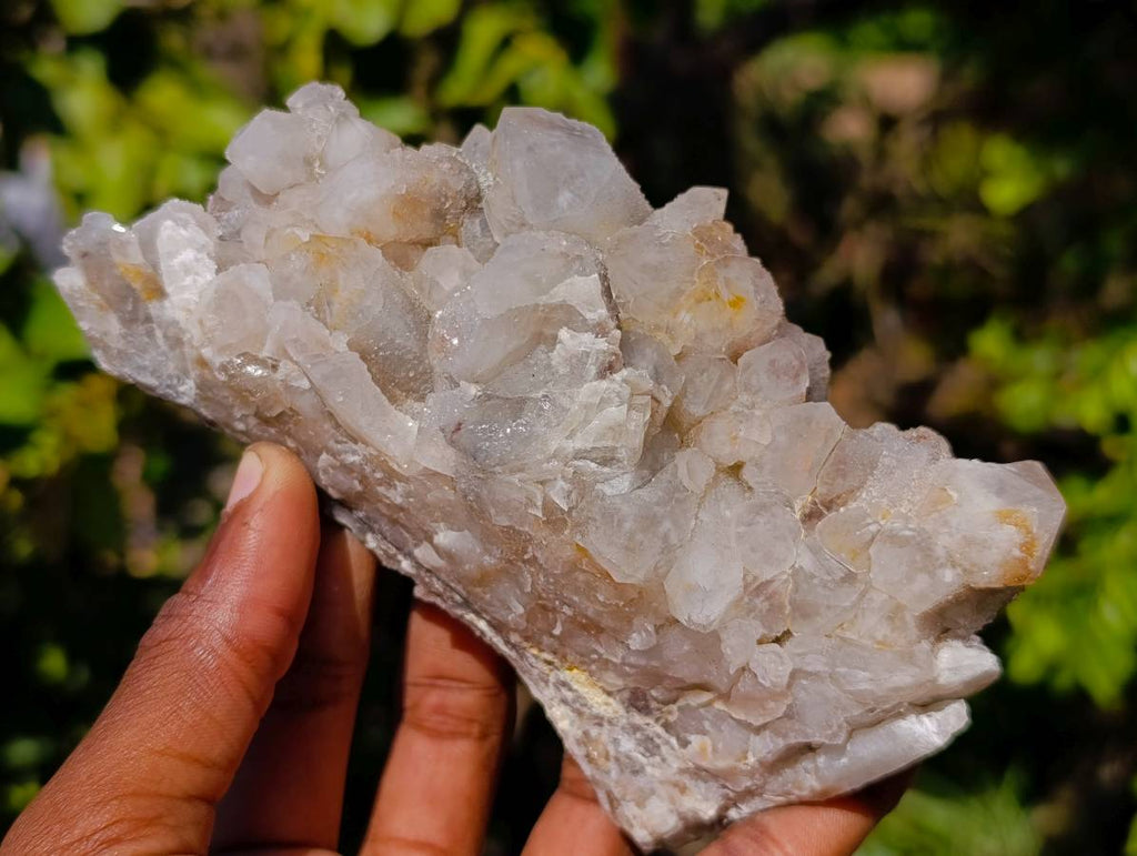 Natural Fairy Spirit Quartz Clusters x 3 From South Africa - Toprock Gemstones and Minerals 