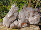 Natural Fairy Spirit Quartz Clusters x 3 From South Africa - Toprock Gemstones and Minerals 
