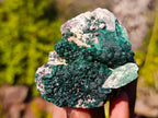 Natural Crystalline Malachite Specimens x 6 From Congo - Toprock Gemstones and Minerals 