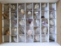 Natural Smokey Amethyst Quartz Crystals x 60 From Brandberg, Namibia
