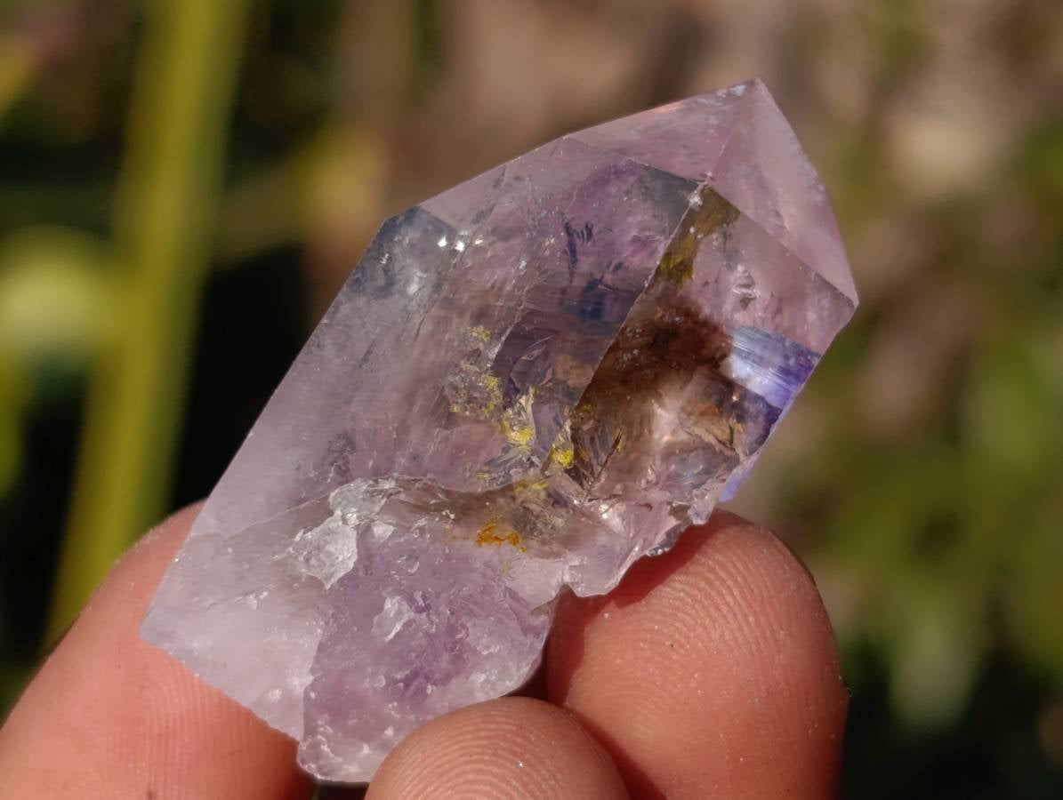 Natural Smokey Amethyst Quartz Crystals x 60 From Brandberg, Namibia - Toprock Gemstones and Minerals 