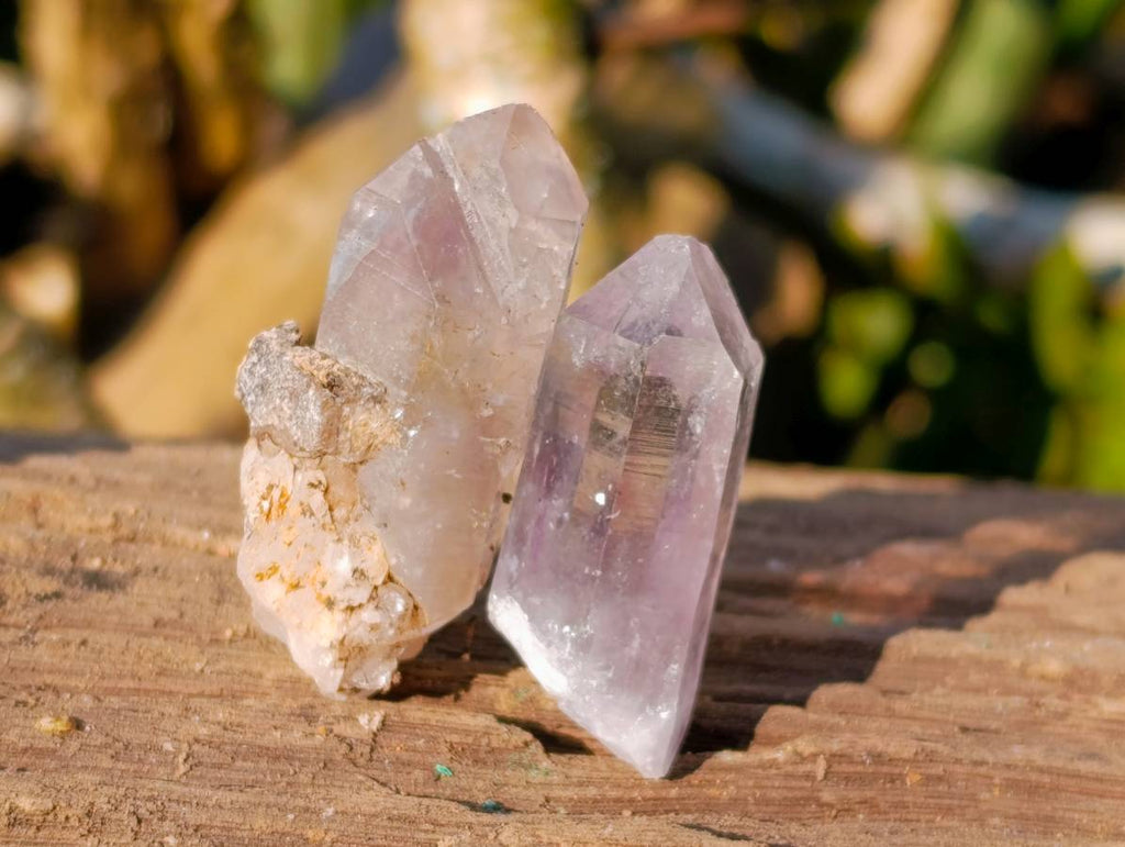 Natural Smokey Amethyst Quartz Crystals x 60 From Brandberg, Namibia - Toprock Gemstones and Minerals 