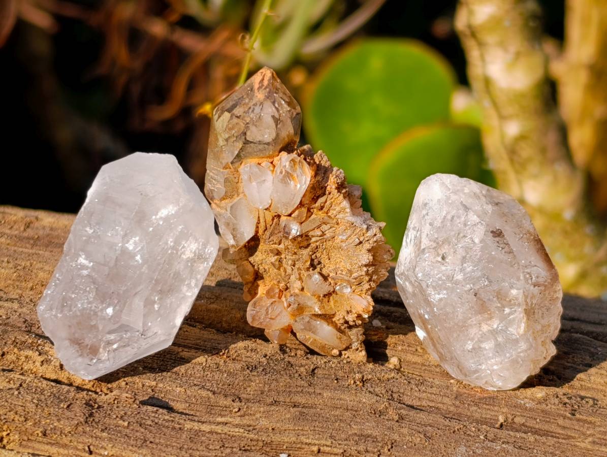 Natural Smokey Amethyst Quartz Crystals x 60 From Brandberg, Namibia - Toprock Gemstones and Minerals 