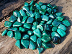 Polished Flower Malachite Free Forms x 70 From Congo - Toprock Gemstones and Minerals 