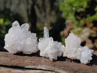 Natural Flower Quartz Clusters x 20 From Brandberg, Namibia