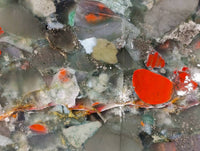 Polished Bloodstone Points x 2 From Swaziland