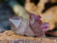 Natural Window Amethyst Crystals x 35 From Chiredzi, Zimbabwe