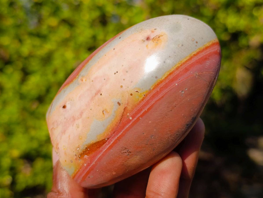 Polished Polychrome Jasper Standing Free Forms x 4 From Madagascar - Toprock Gemstones and Minerals 