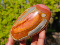 Polished Polychrome Jasper Standing Free Forms x 4 From Madagascar