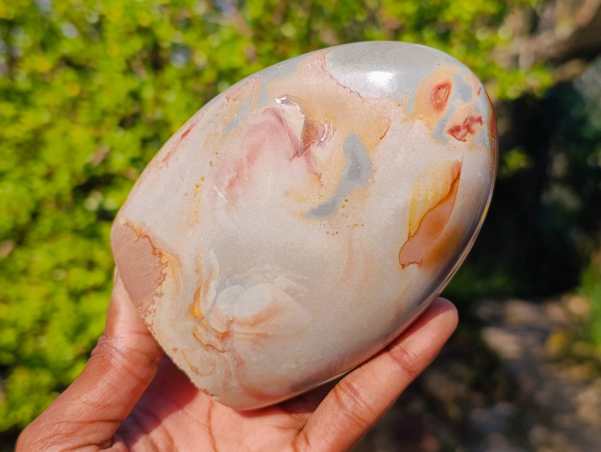 Polished Polychrome Jasper Standing Free Forms x 4 From Madagascar - Toprock Gemstones and Minerals 