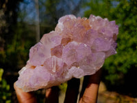Natural Amethyst Spirit Quartz Clusters x 4 From South Africa - Toprock Gemstones and Minerals 