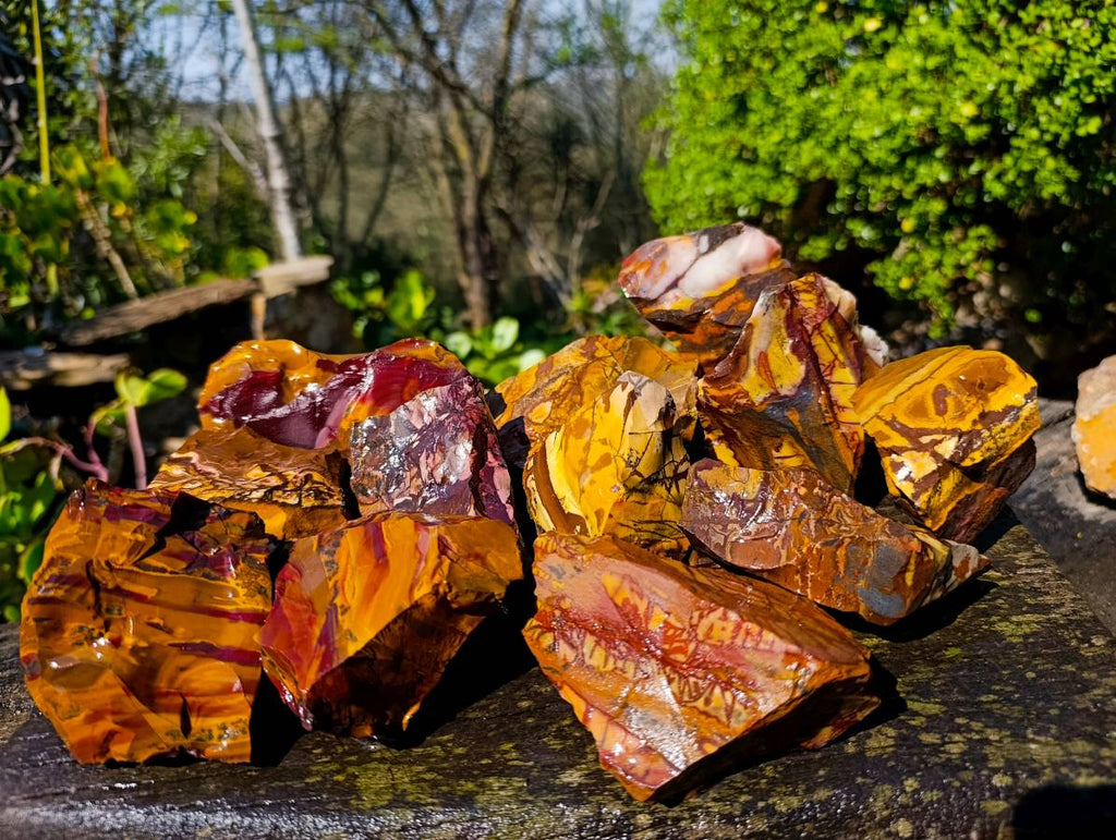 Natural Selected Nguni Jasper Cobbed Specimens x 12 From Prieska, South Africa - Toprock Gemstones and Minerals 