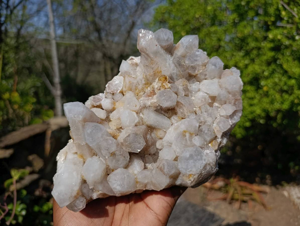 Natural Fairy Spirit Quartz Clusters x 2 From South Africa - Toprock Gemstones and Minerals 
