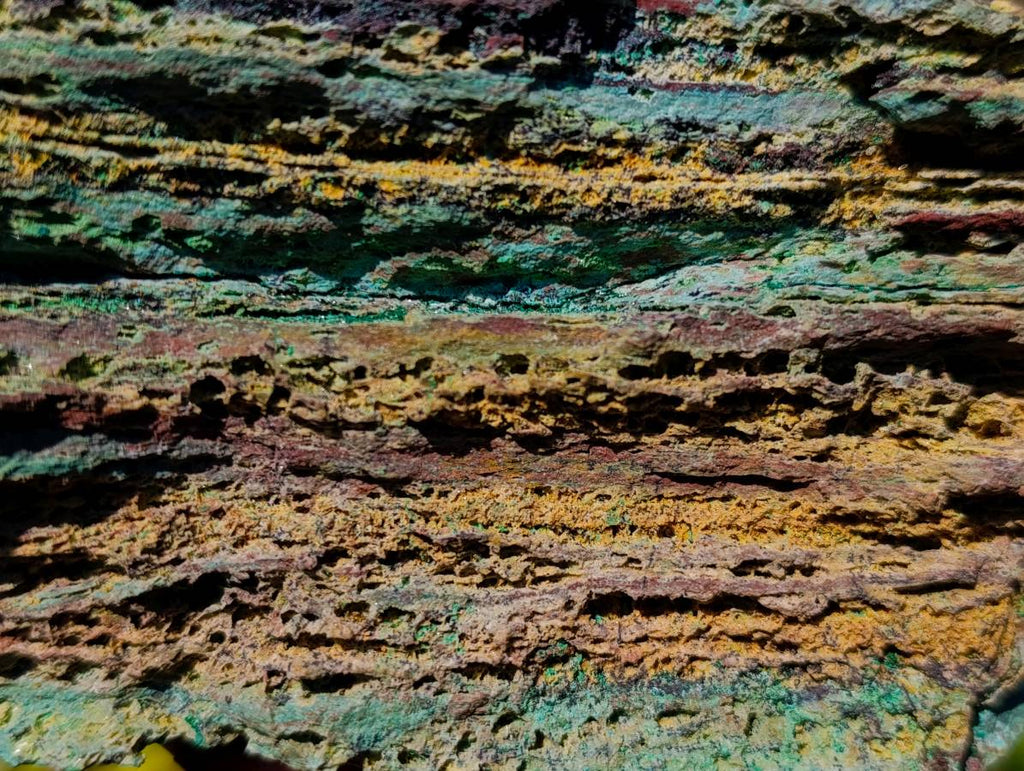 Natural Drusy Chrysocolla Specimens x 2 From Congo - Toprock Gemstones and Minerals 