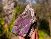 Natural Metallic Purpurite Specimens x 4 From Erongo, Namibia
