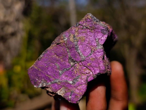 Natural Metallic Purpurite Specimens x 4 From Erongo, Namibia