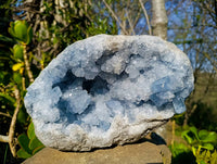 Natural Celestite Geode Specimen x 1 From Sakoany, Madagascar