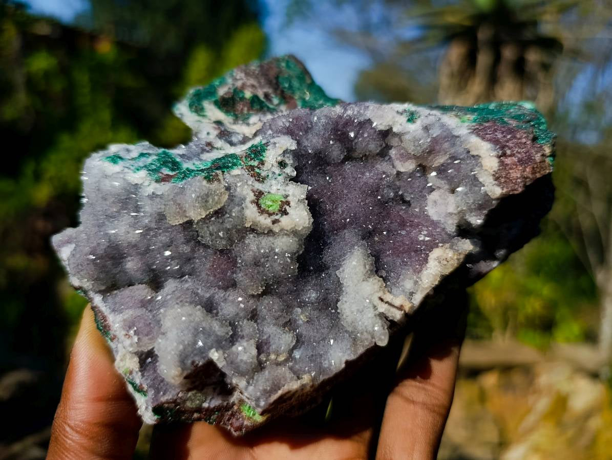 Natural Ball Malachite On Dolomite Matrix Specimens x 2 From Kambove, Congo - Toprock Gemstones and Minerals 