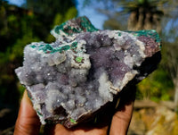 Natural Ball Malachite On Dolomite Matrix Specimens x 2 From Kambove, Congo