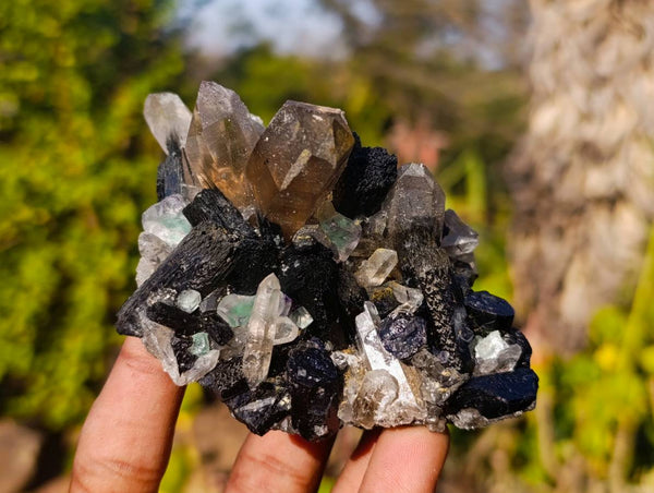 Natural Smokey Quartz Specimens x 3 From Erongo, Namibia