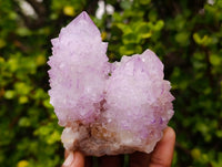 Natural Amethyst Spirit Quartz Clusters x 4 From South Africa