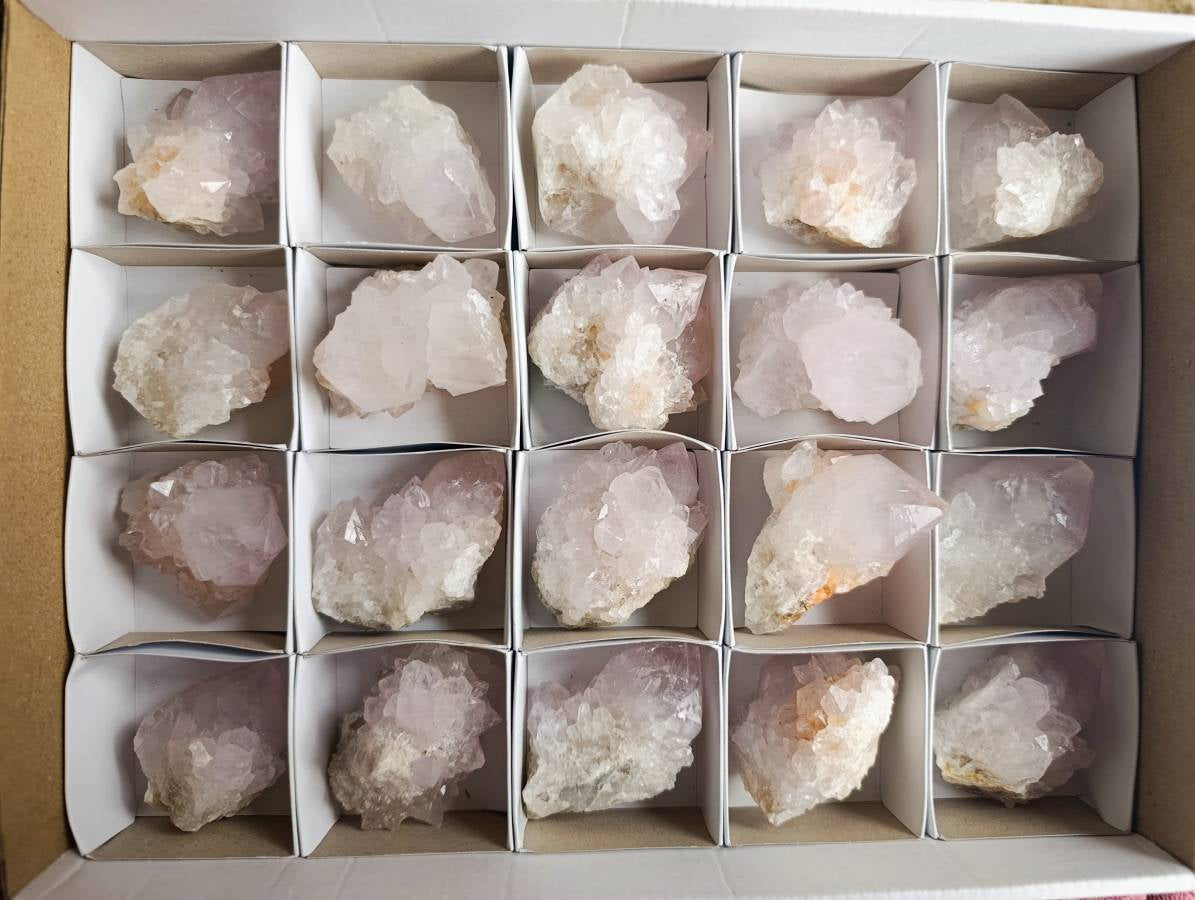 Natural Spirit Quartz Specimens x 20 From South Africa - Toprock Gemstones and Minerals 