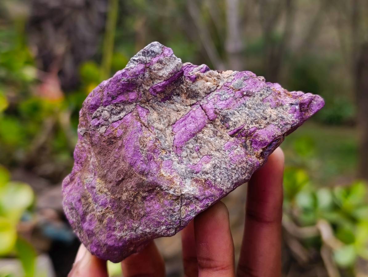 Natural Metallic Purpurite Specimens x 6 From Erongo, Namibia - Toprock Gemstones and Minerals 