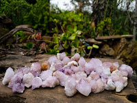 Natural Amethyst Spirit Quartz Clusters x 35 From South Africa