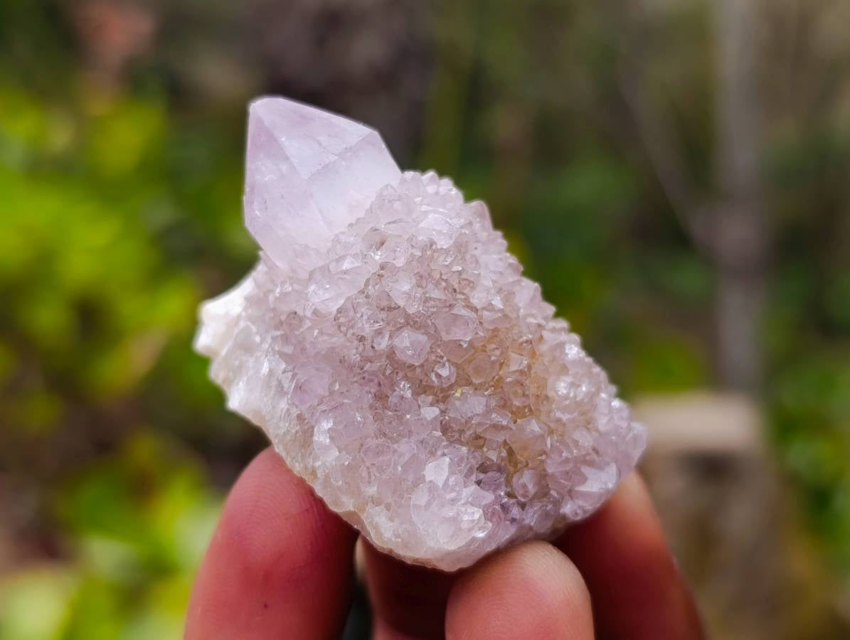 Natural Amethyst Spirit Quartz Clusters x 35 From South Africa - Toprock Gemstones and Minerals 