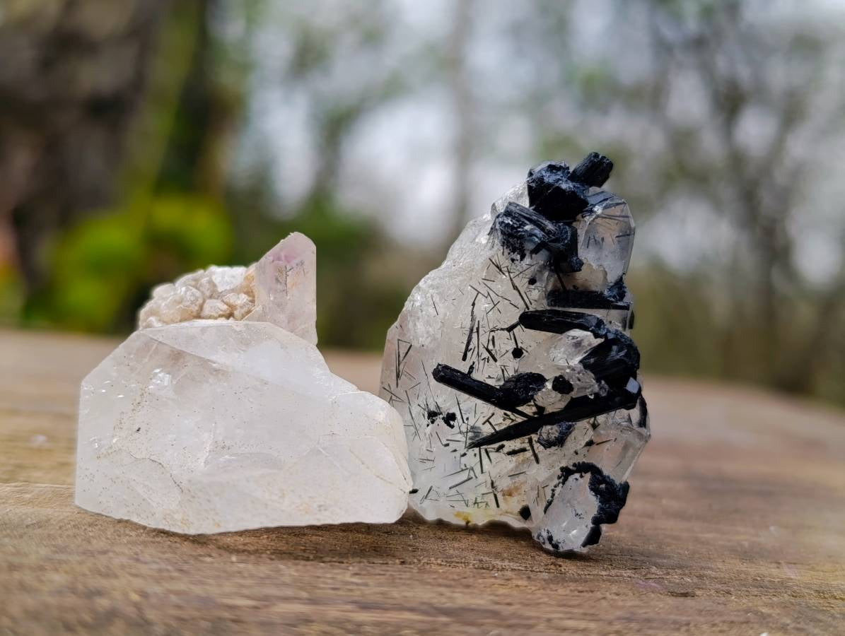 Natural Mixed Quartz Specimens x 24 From Brandberg, Namibia - Toprock Gemstones and Minerals 