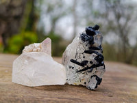 Natural Mixed Quartz Specimens x 24 From Brandberg, Namibia