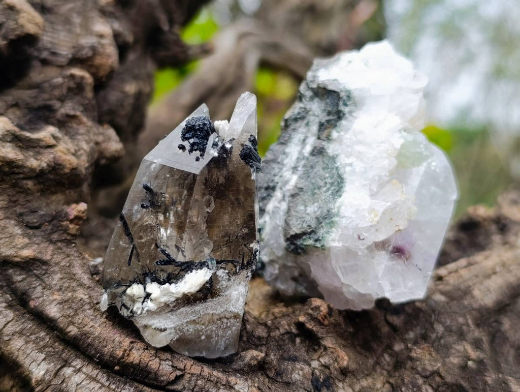 Natural Mixed Quartz Specimens x 24 From Brandberg, Namibia - Toprock Gemstones and Minerals 