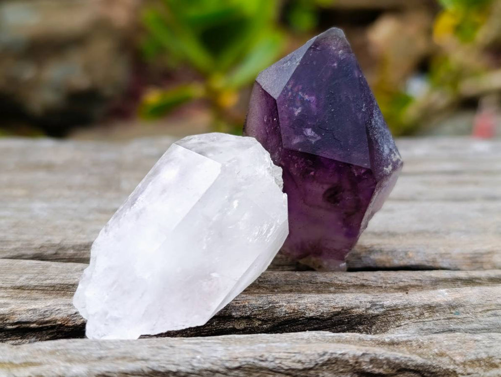 Natural Mixed Quartz Specimens x 24 From Brandberg, Namibia - Toprock Gemstones and Minerals 