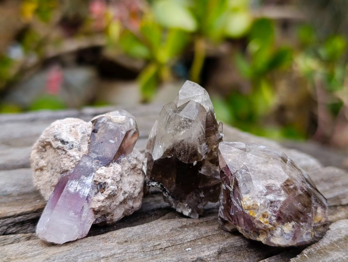 Natural Mixed Quartz Specimens x 24 From Brandberg, Namibia - Toprock Gemstones and Minerals 