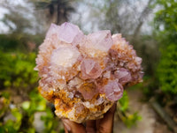 Natural Amethyst Spirit Quartz Clusters x 3 From South Africa