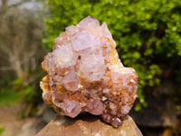 Natural Amethyst Spirit Quartz Clusters x 3 From South Africa