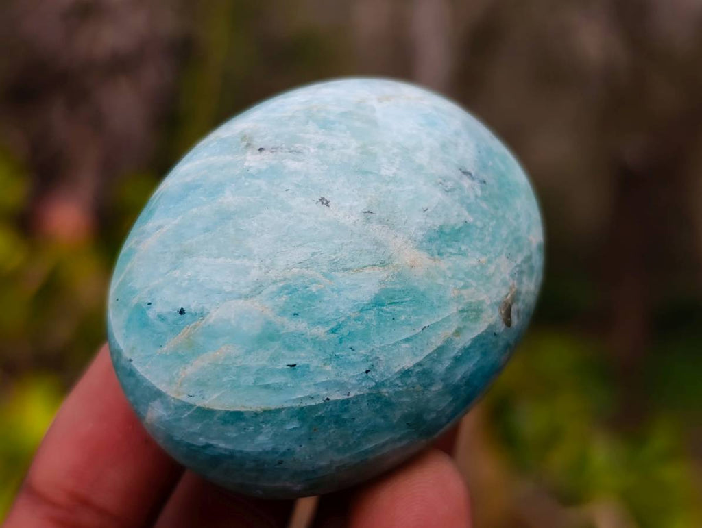 Polished Amazonite Free Forms x 12 From Madagascar - Toprock Gemstones and Minerals 