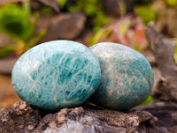 Polished Amazonite Free Forms x 12 From Madagascar - Toprock Gemstones and Minerals 