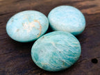 Polished Amazonite Free Forms x 12 From Madagascar - Toprock Gemstones and Minerals 