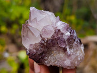Natural Amethyst Spirit Quartz Clusters x 12 From South Africa