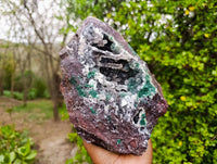 Natural Ball Malachite On Dolomite Matrix Specimen x 1 From Kambove, Congo