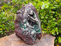 Natural Ball Malachite On Dolomite Matrix Specimen x 1 From Kambove, Congo