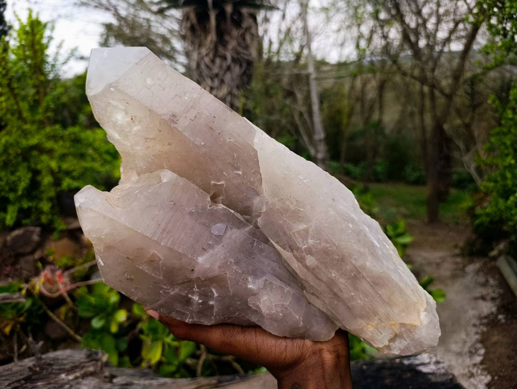 Polished Smokey Quartz Crystal x 1 From Angola - Toprock Gemstones and Minerals 