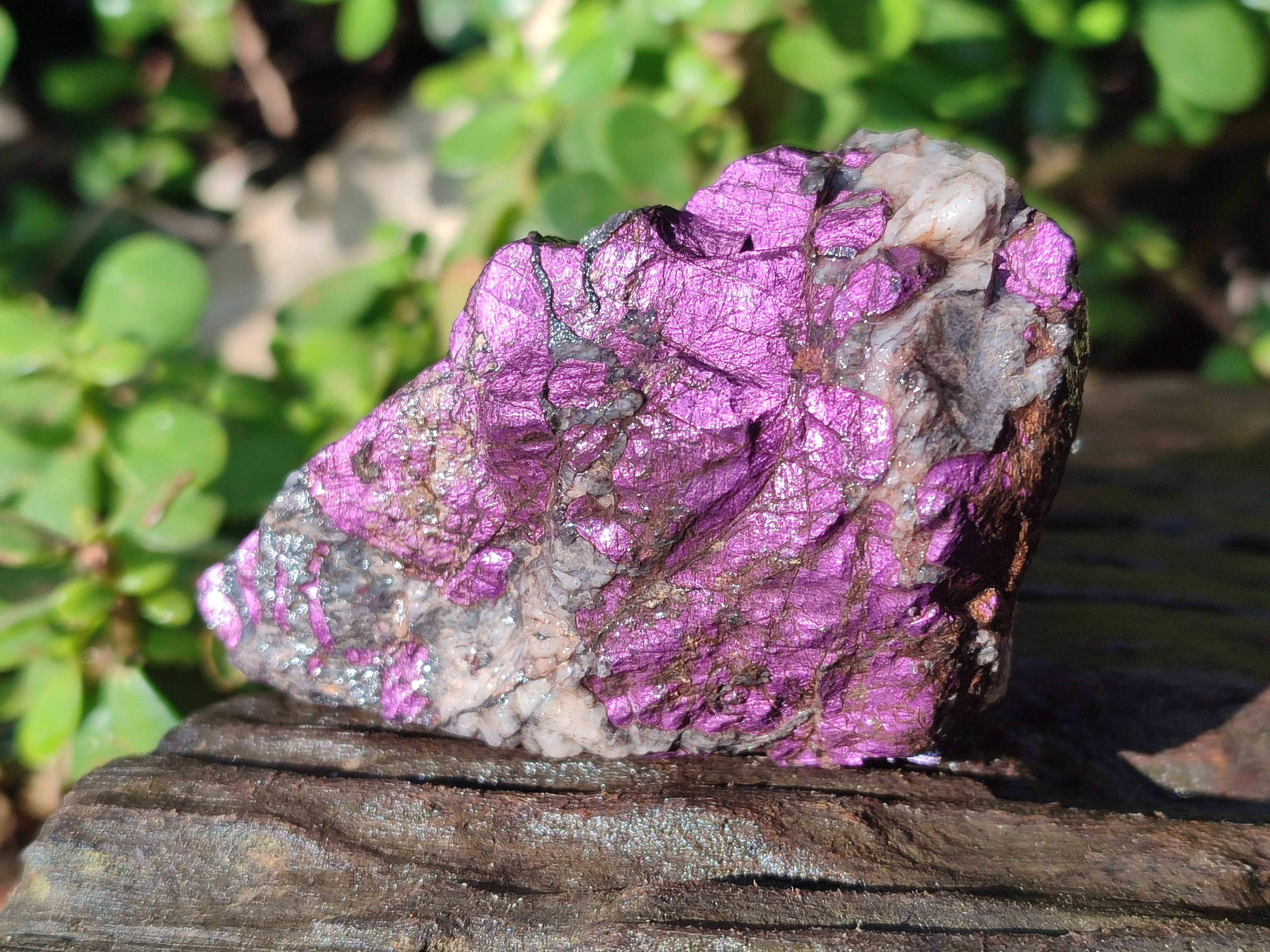 Natural Metallic Purpurite Cobbed Specimens x 6 From Erongo, Namibia - Toprock Gemstones and Minerals 