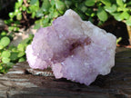 Natural Amethyst Spirit Quartz Clusters x 3 From South Africa - Toprock Gemstones and Minerals 