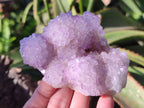 Natural Amethyst Spirit Quartz Clusters x 3 From South Africa - Toprock Gemstones and Minerals 
