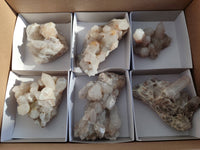 Natural Fairy Spirit Quartz Clusters x 6 From South Africa