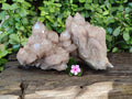 Natural Phantom Smokey Quartz Clusters x 2 From Luena, Congo - Toprock Gemstones and Minerals 